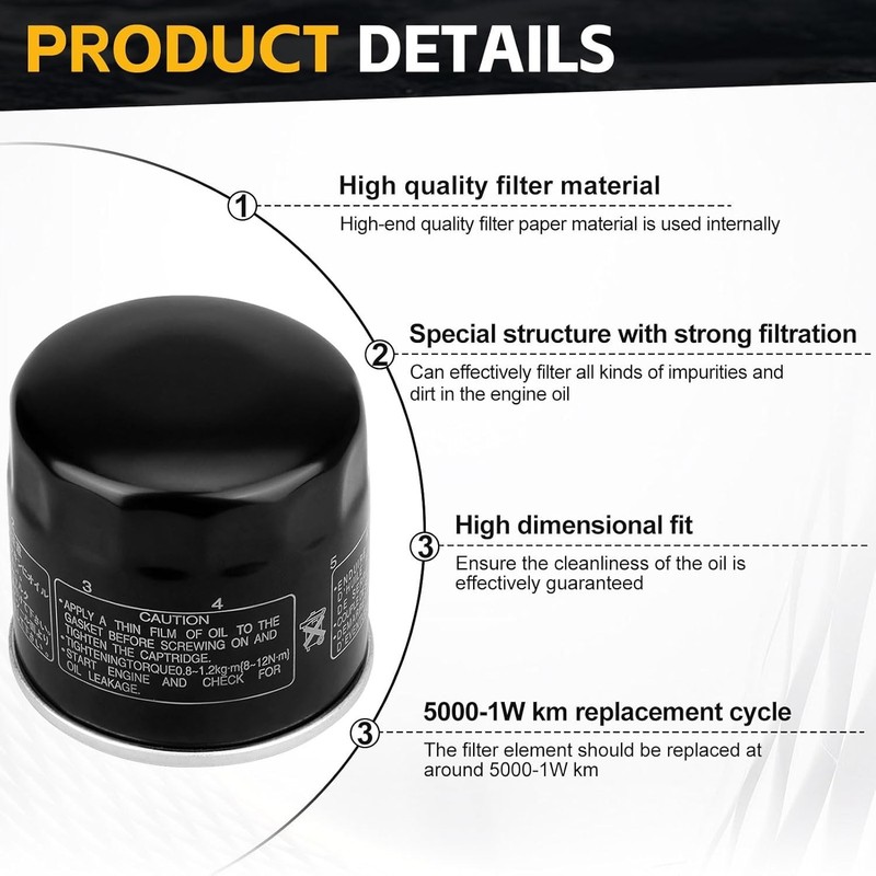 138 Oil Filter Replacement for Arctic Cat 400 500 450 550 650 700 350, Aprilia R gallery