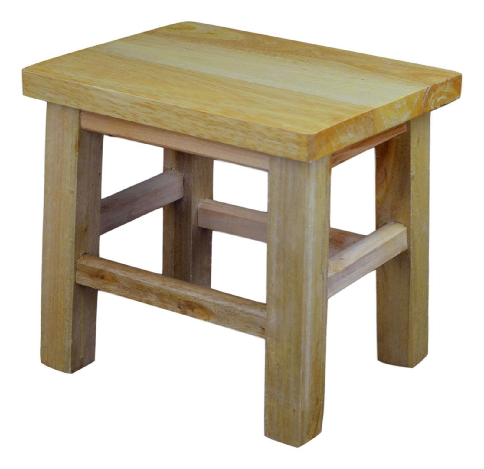 Solid Hard Wood Stool Step Stool Kids Children Adult Small Stool Natural gallery