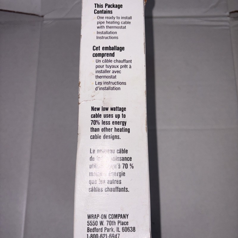 Pipe Heating Cable 120v-48 Watts 24ft gallery