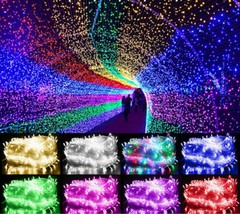 10M-50M LED Fairy String Light Christmas Tree Party Home Outdoor Decor Wall Plug