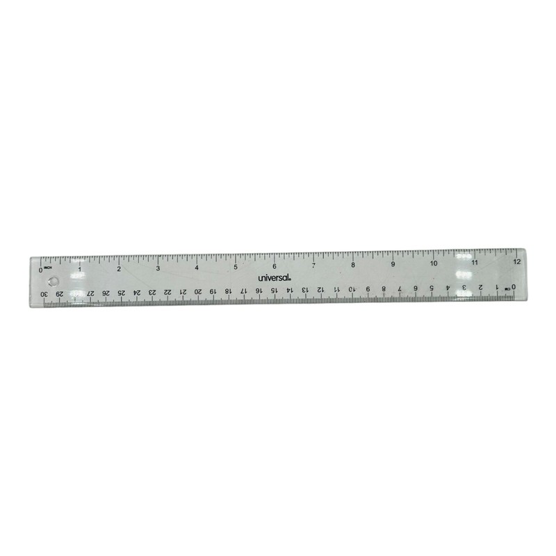 12 Rulers Universal Clear Plastic Ruler 12 in/30 cm *Read* gallery