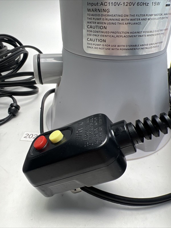 Pool Filter Pump Model: HS-630 For Above Ground Pools With Extra Pump gallery