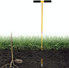 FEBTECH-Metal Soil Probe Rod-Insulated Septic Tank Probe-48-Inch Long Overall