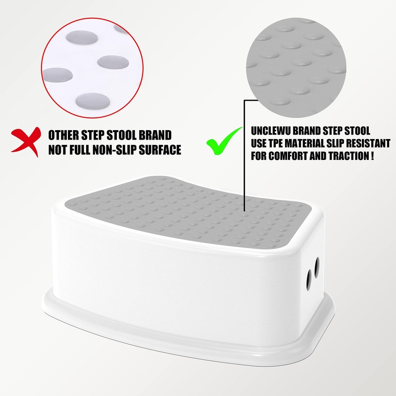 2 Pack Kids Step Stool - Toddler Step up Stool for Kitchen - Bathroom Safety Bot gallery