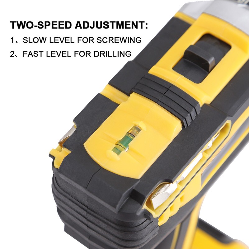 21-Volt Drill 2 Speed Electric Cordless Drill / Driver with Bits Set & Battery gallery