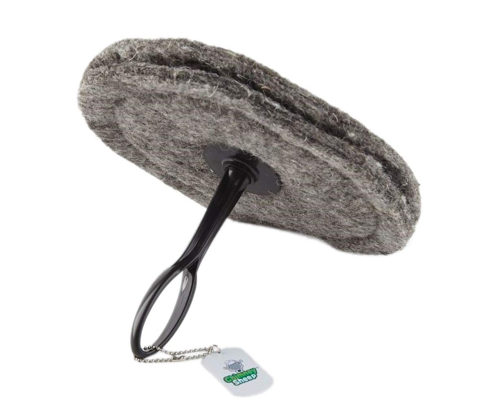 8"– 9" Round Chimney Flue Plug – Wool Draft Stopper for Fireplace and Wood St...