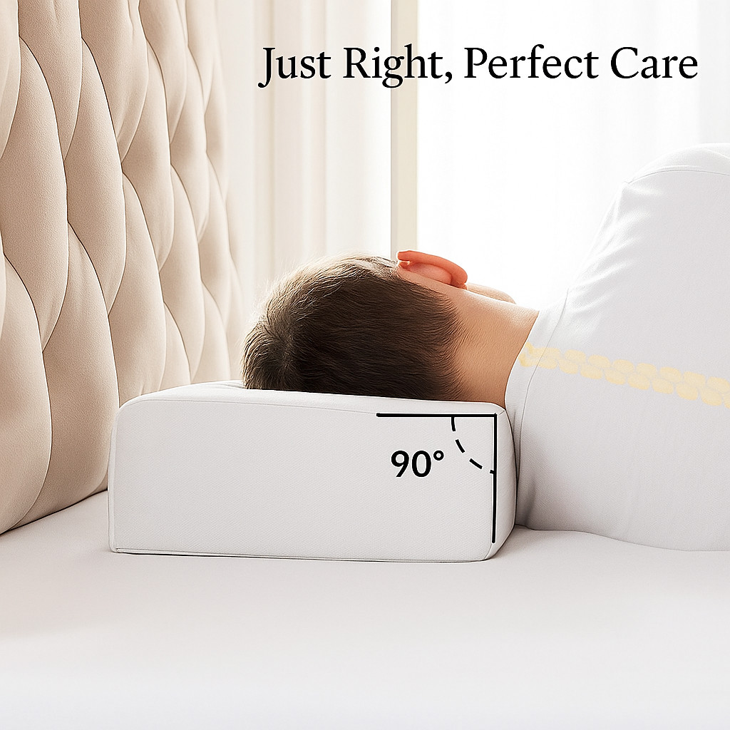 COLDHUNTER Cooling Cube Pillow – Side Sleeper Memory Foam, Firm Support, Washabl gallery