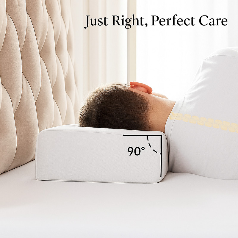 COLDHUNTER Cooling Cube Pillow – Side Sleeper Memory Foam, Firm Support, Washabl gallery