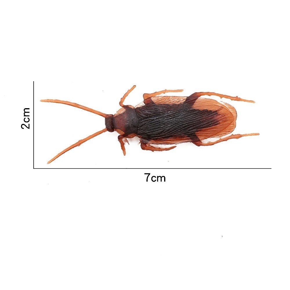 Prank Cockroaches Realistic Cock Roach Rubber Fake Creepy Bugs Gag Toy Joke gallery