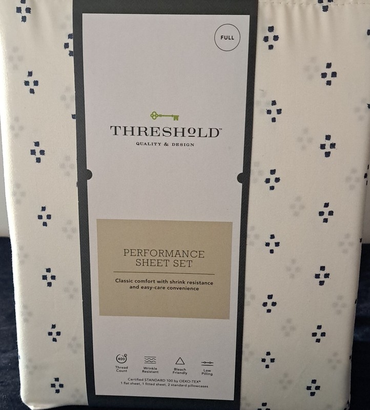 FULL SIZE SHEET SET 400 Thread Count Printed Performance 100% Cotton Threshold! gallery