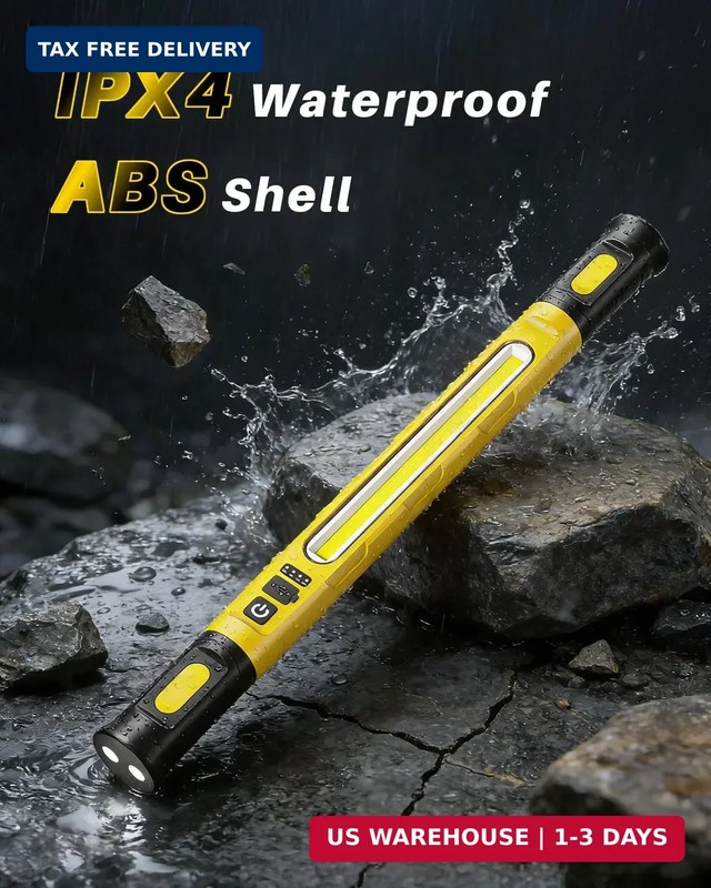 Magnetic Work Light, 3000LM LED Light Bar, 5200mAh Rechargeable Magnetic Underho gallery