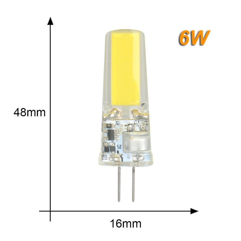 G4 LED COB Light 3W 6W AC/DC LED G4 COB Corn Lamp Bulb Home Daylight 5-20PCS gallery