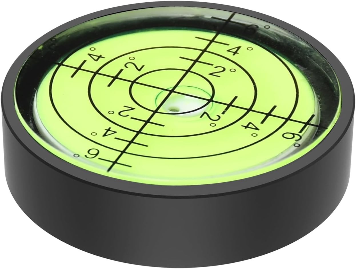 TPO 1.3X0.34 Inch Bubble Level for RV Level Precision Bulls-eye Circular Bubble gallery