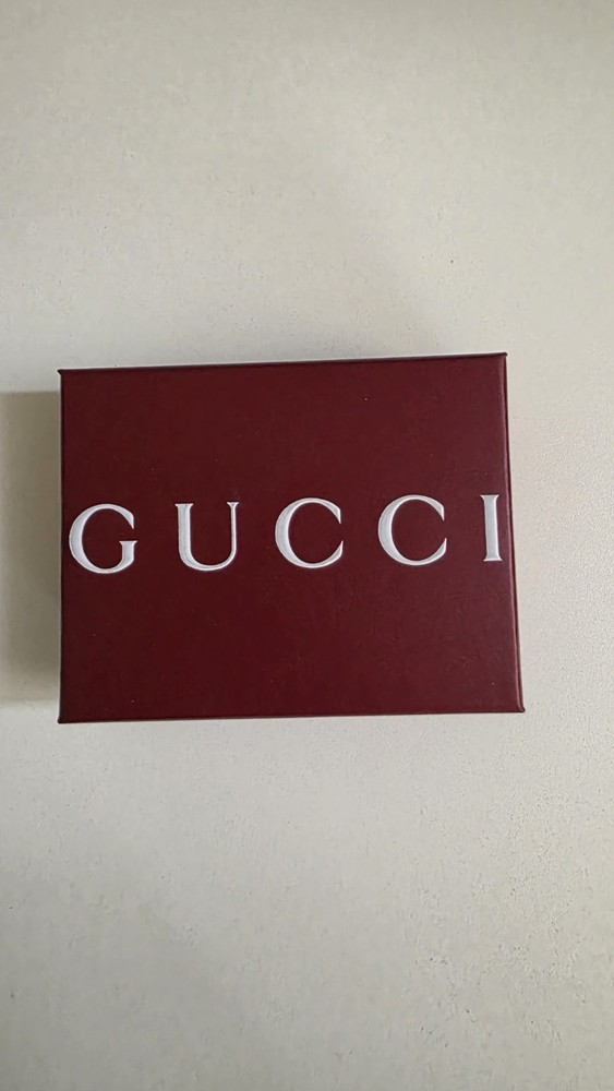 Gucci Red Solid Rectangular Paper Gift Box 2 Counts 5×3 5in New Condition Box