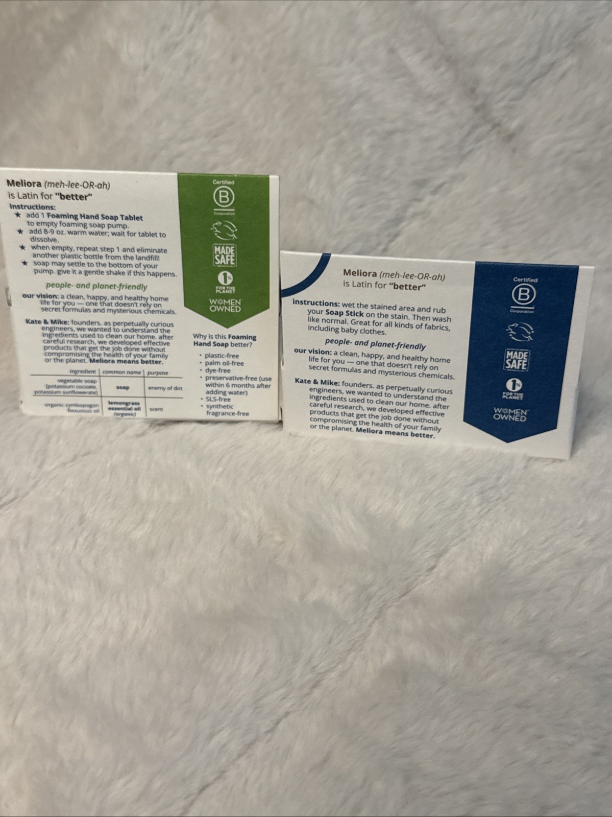MELIORA STAIN REMOVAL STICK&foaming hand soap refill 6tablets free shipping A19 gallery