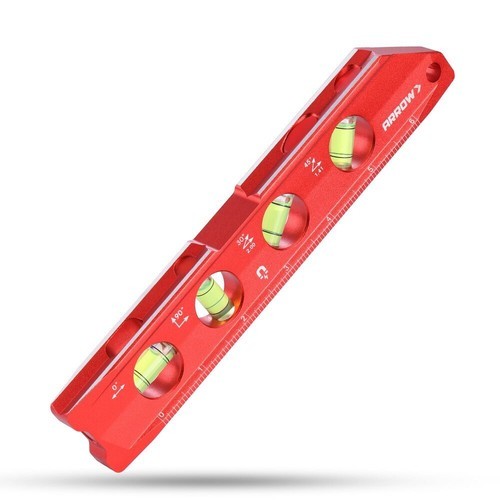 ARROW 8-Inch Torpedo Level Dual Metric and SAE Scales Aluminium Alloy Frame USA gallery