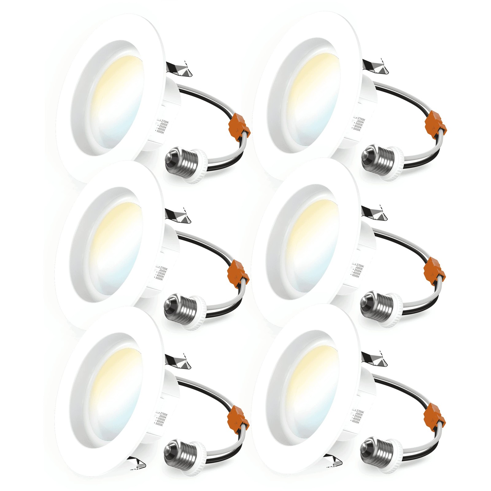 Sunco 6 Pack 4 Inch 4 Inch, 5 Cct in One (2700k, 3000k, 3500k, 4000k, 5000k) gallery