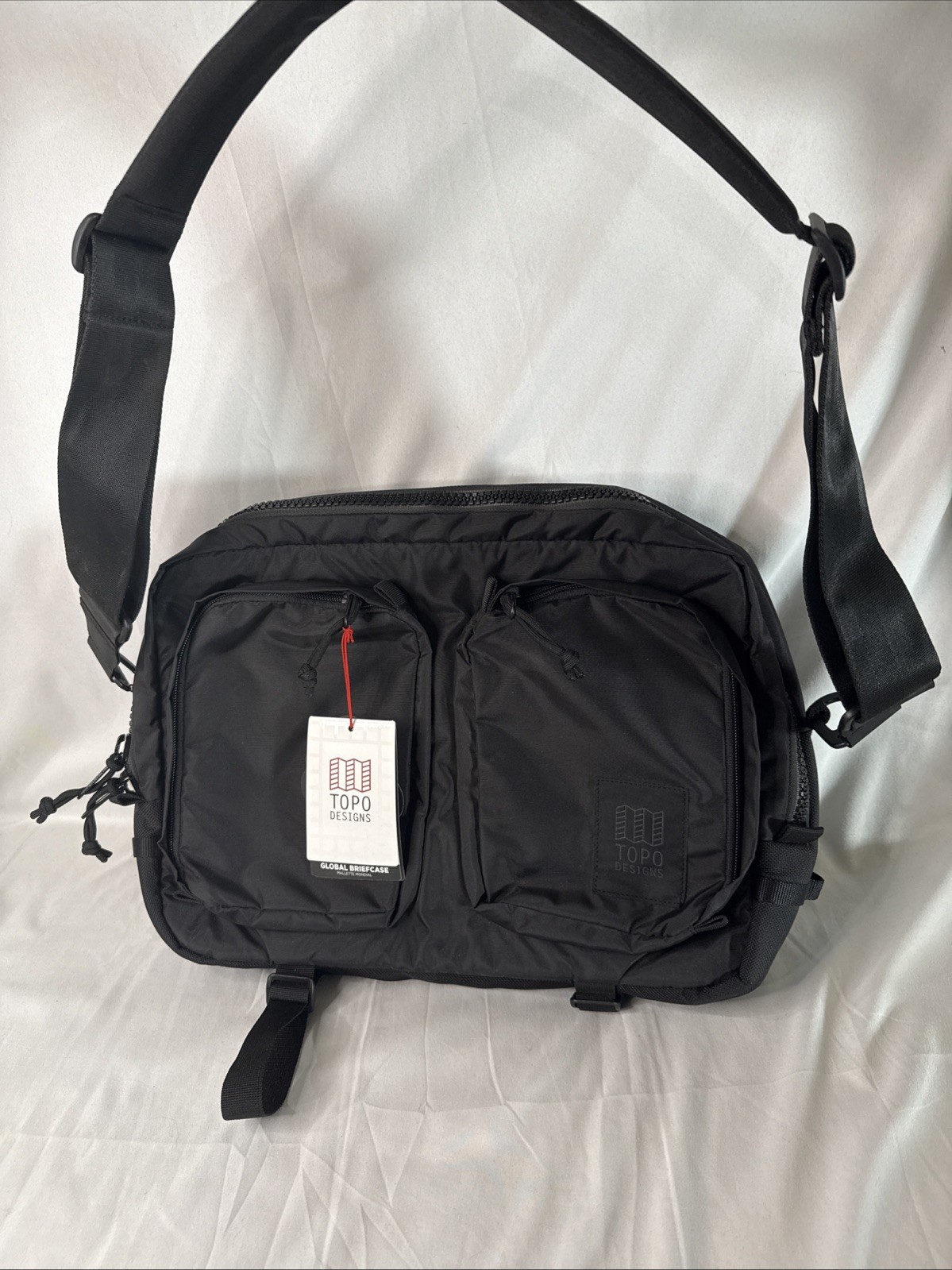 Topo Designs Global Briefcase Shoulder/Backpack Black - New with Tags