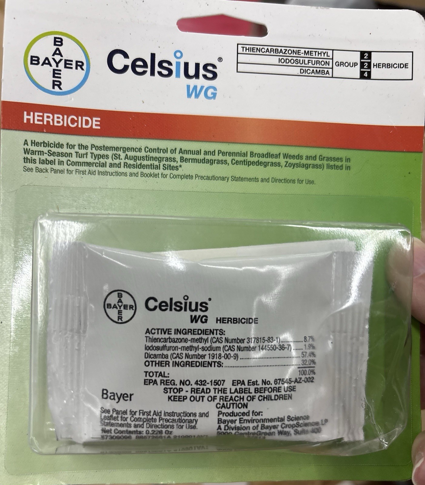 Celsius Herbicide - Single dose 0.226 oz Easy Mix Packet - Post Emergent gallery