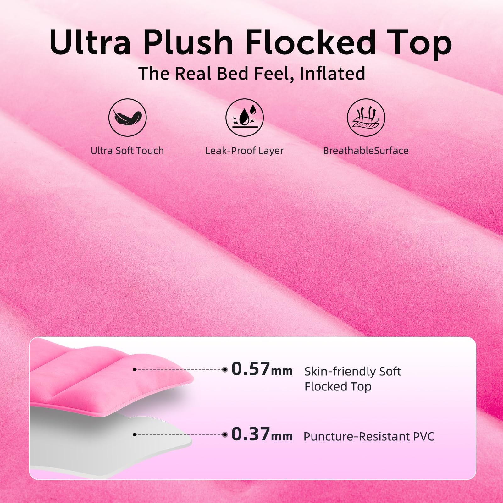 Inflatable Pregnancy Pillow, Full Body Pregnancy Mattress with Hole for Belly... gallery