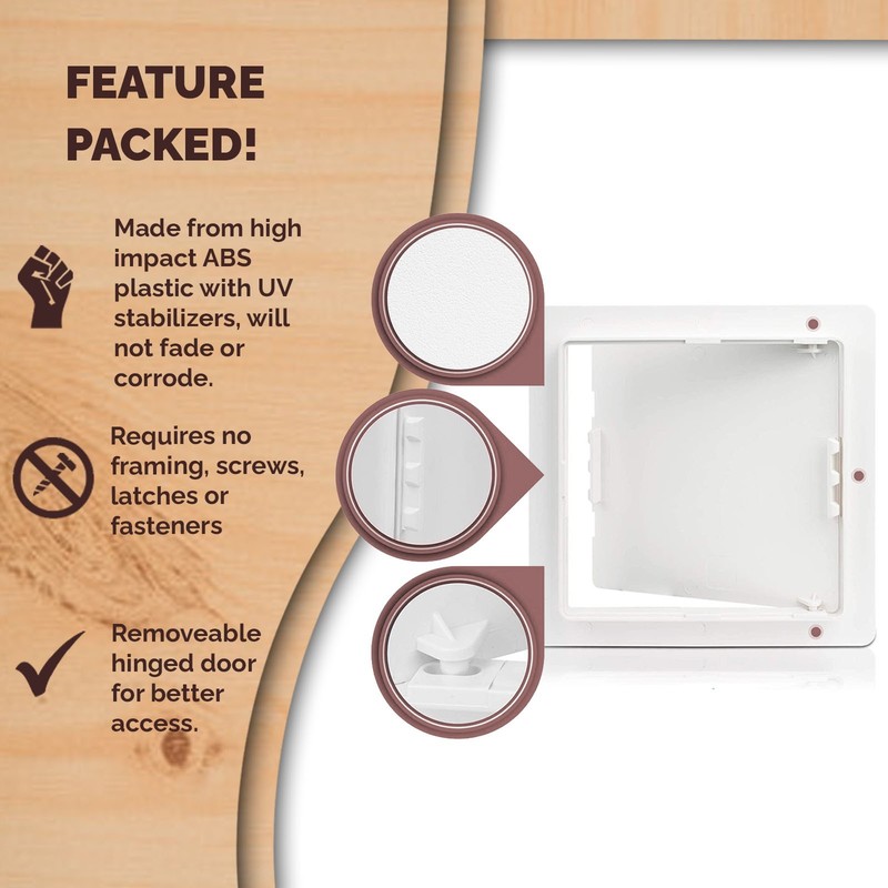 Morvat 14x14 Access Panel with Hinged Door for Drywall & Ceiling gallery