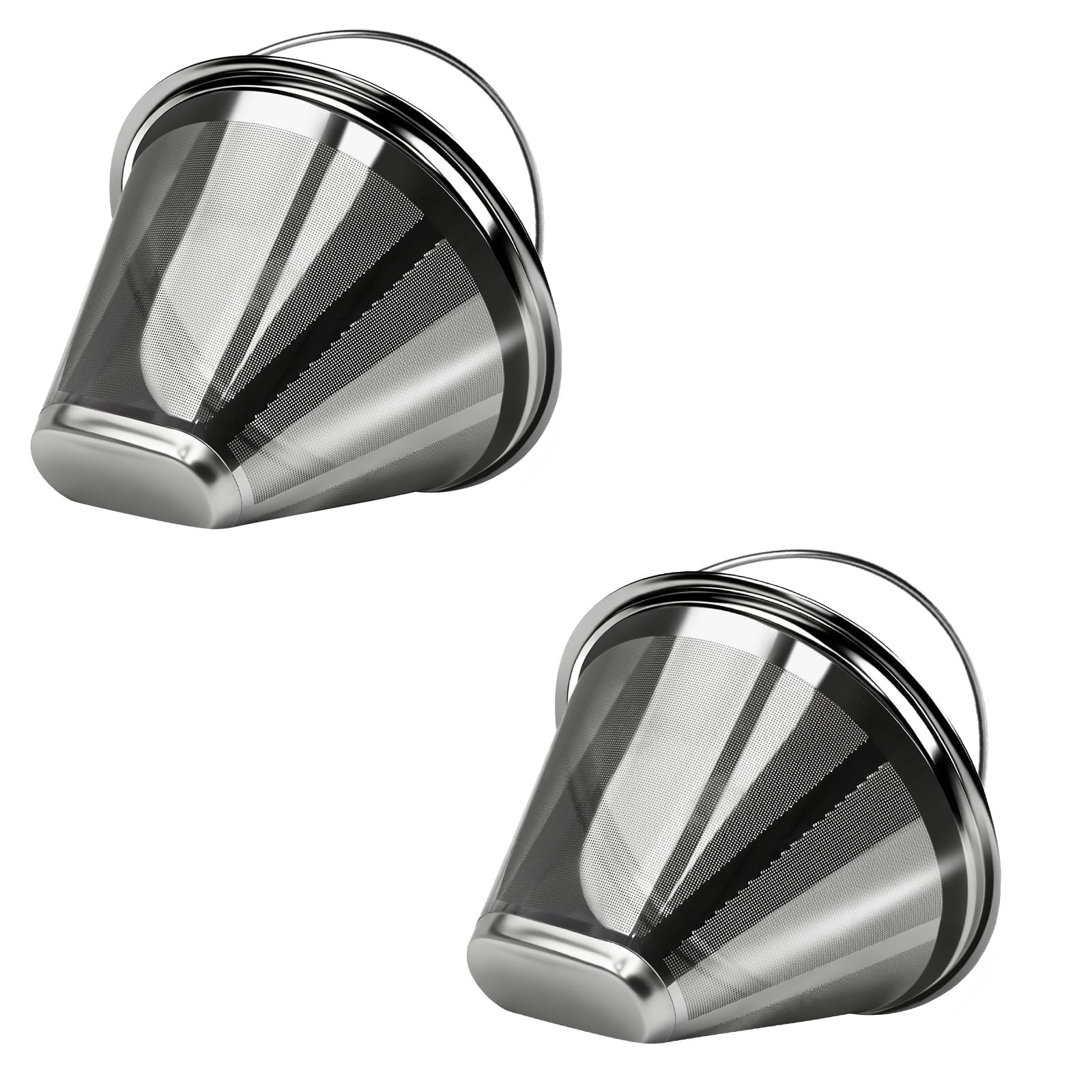 #4 Coffee Filter Reusable Stainless Steel Compatible Technivorm Moccamaster gallery