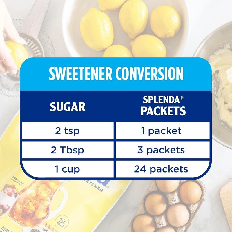 SPLENDA Zero Calorie Sweetener Value Pack, 800 Count Packets gallery