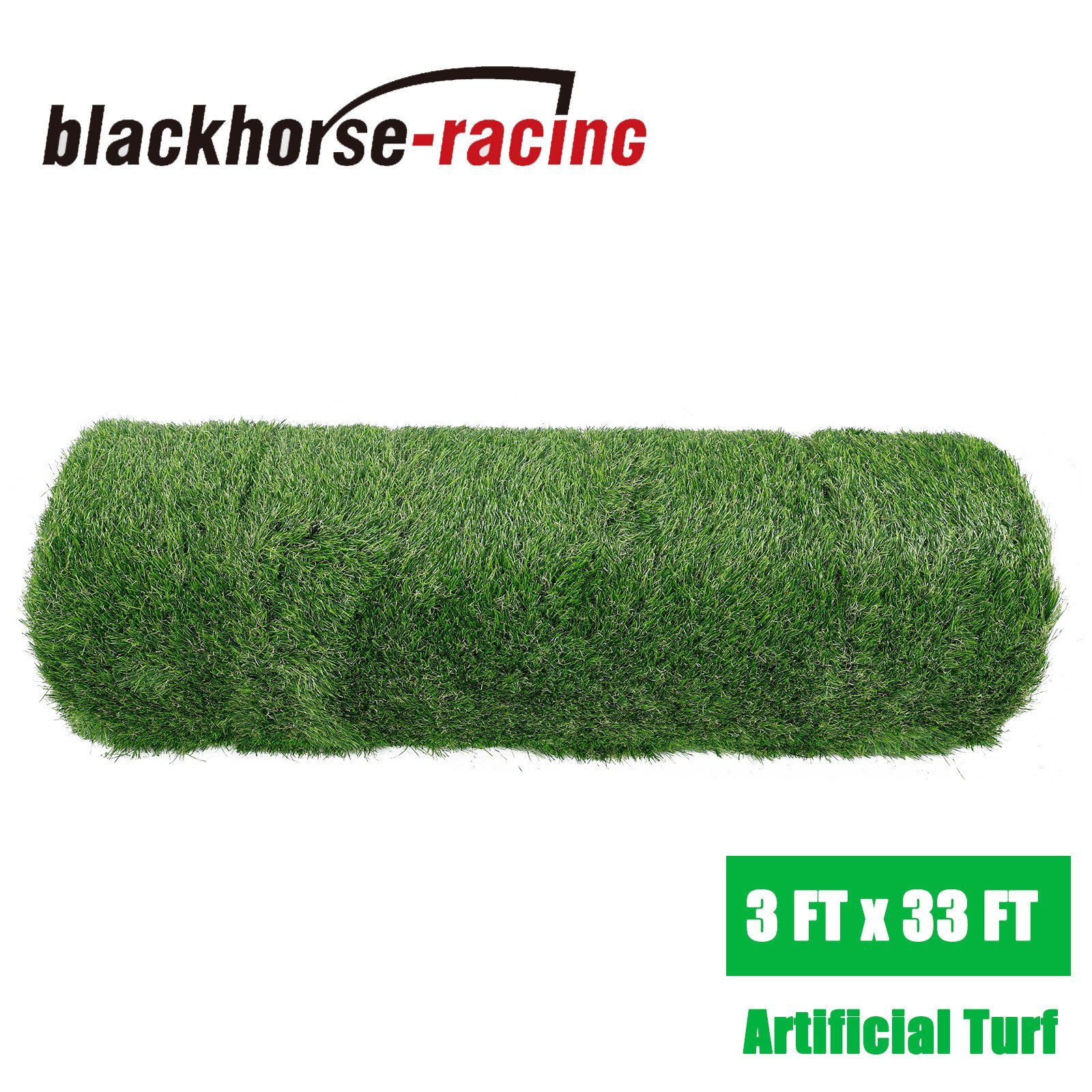 3 ft x 33 ft artificial grass, realistic fake grass deluxe synthetic turf thick gallery