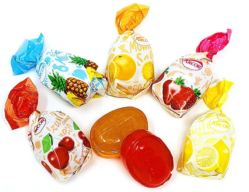 SweetGourmet Arcor Fruit Filled Assorted Bon Bon Hard Candy, 5Lb- FREE SHIPPING