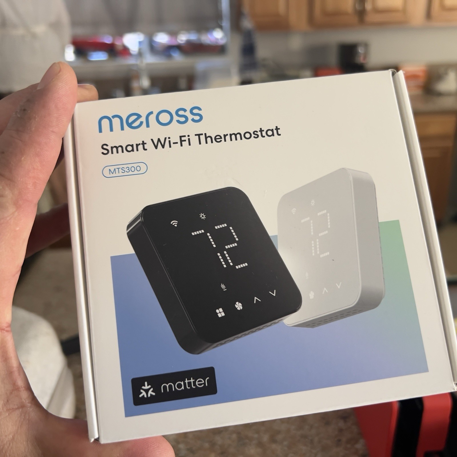 meross MTS300 Smart Wi-Fi Thermostat Matter Compatible App Control Programmable gallery