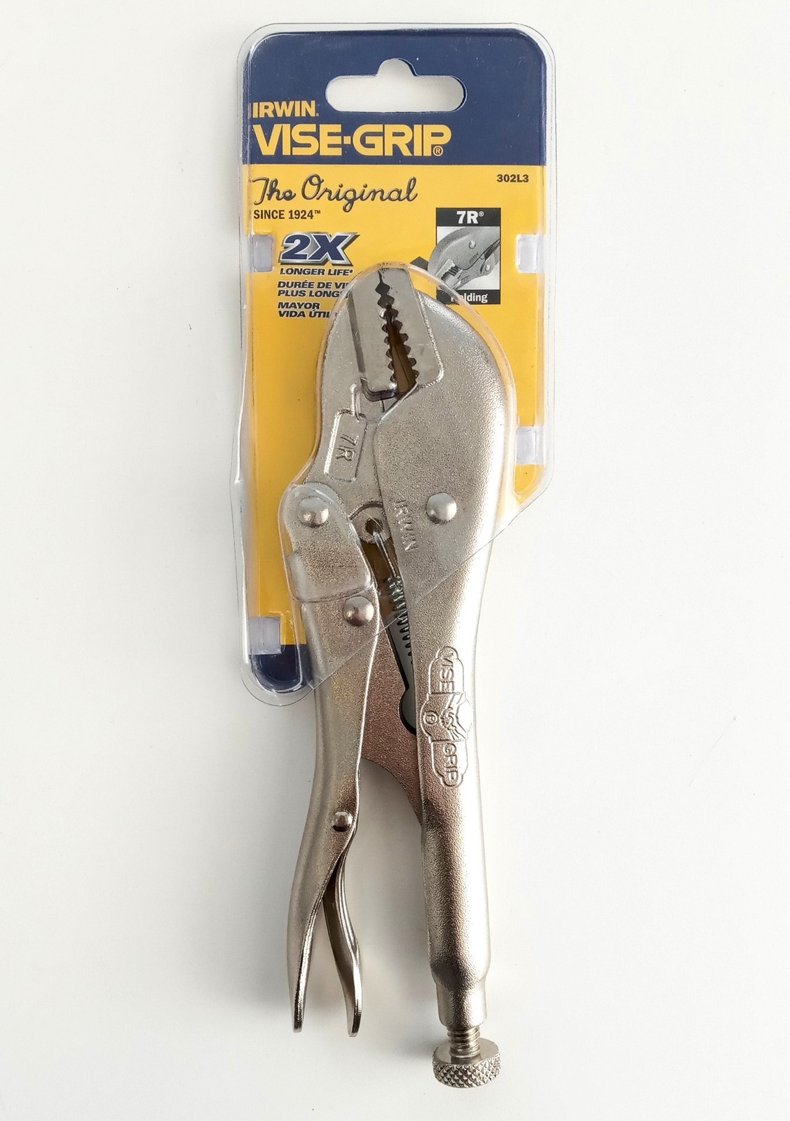 Irwin Vise-Grip 7" Vise Grip Straight Jaw Locking Pliers 302L3 7R gallery