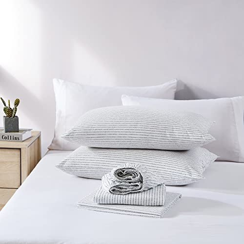 - Size Sheet Set, 100% Long-Staple Percale Cotton Bedding, Crisp & Cool, Full gallery