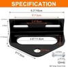 Zero Turn Lawn Mower Trailer Hitch 2.4"-5" Hole Center 3/4" Pin Hole Heavy Duty gallery