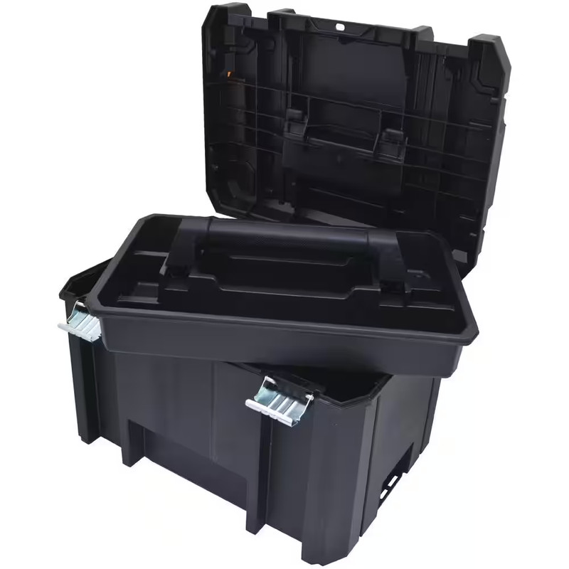 TSTAK VI 17 In. Stackable Deep Tool Storage Box gallery