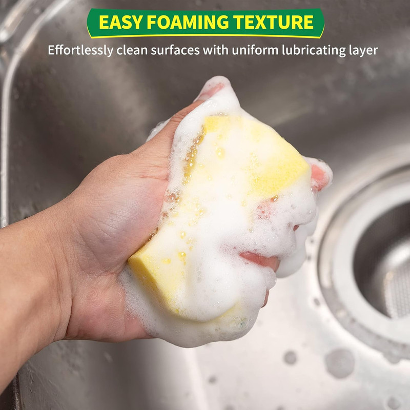 Heavy Duty Scrub Sponges 24 Pack, Double-Side Design, Long-Lasting Kitchen Spong gallery