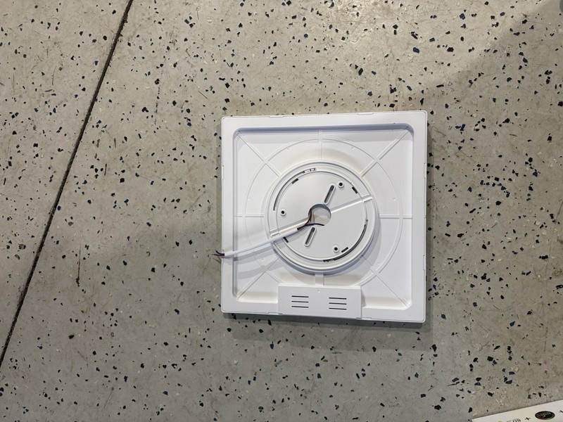 LED Square Panel Ceiling Light 28W Dimmable 3000K-6500K Hardwired White gallery