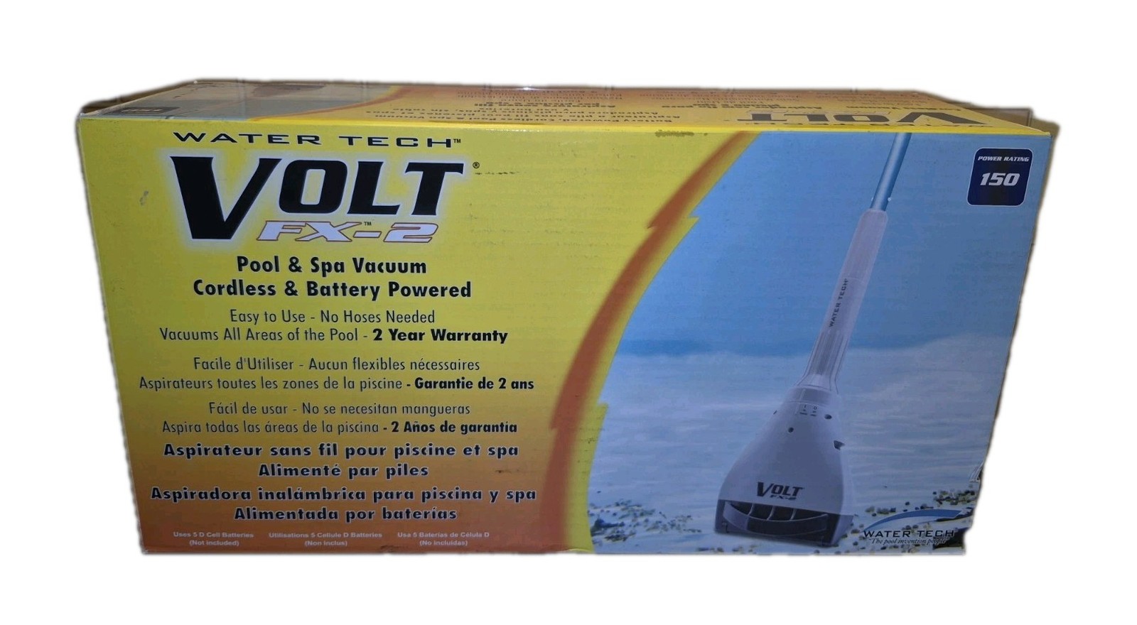 Water Tech Volt FX-2 Cordless/Battery Powered Pool & Spa Vacuum New In Box gallery
