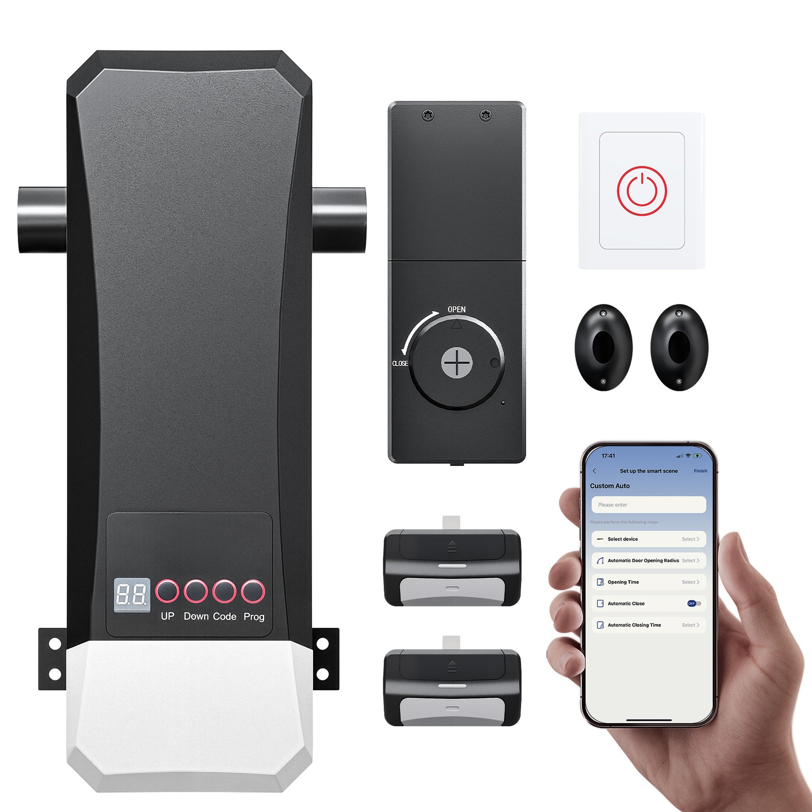 ZUMI Automatic Wall Mount App-Control Garage Door Opener Wall Switch IR Sensors gallery