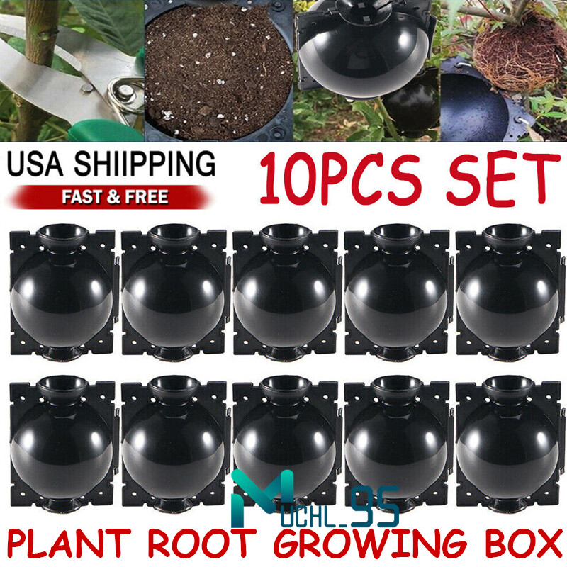 10PCS 8cm Plant Rooting Grow Box High Pressure Propagation Ball Air Layering Pod gallery