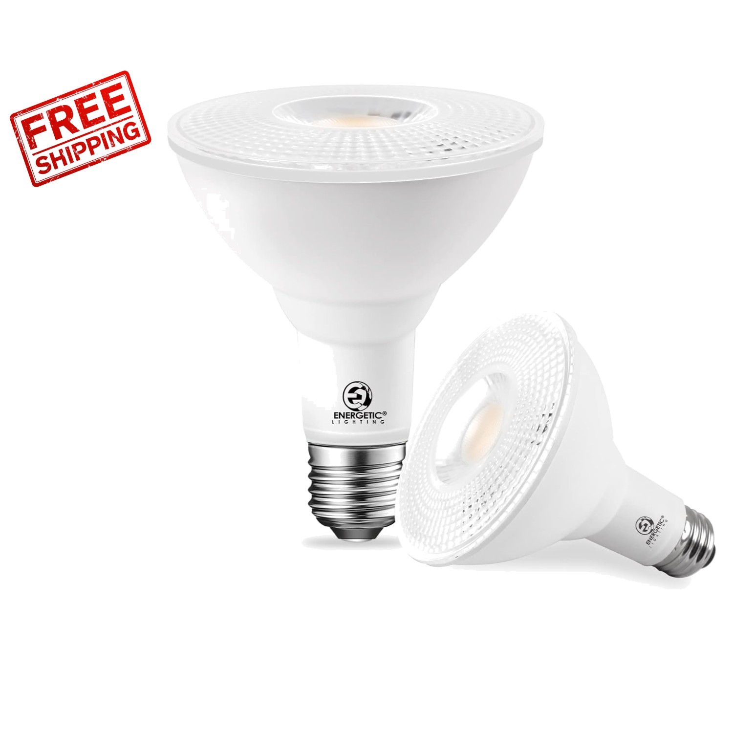 Bright 4000K Cool White LED Flood Light, 10W 75W Equivalent, 1000 Lumens 2 Pack gallery