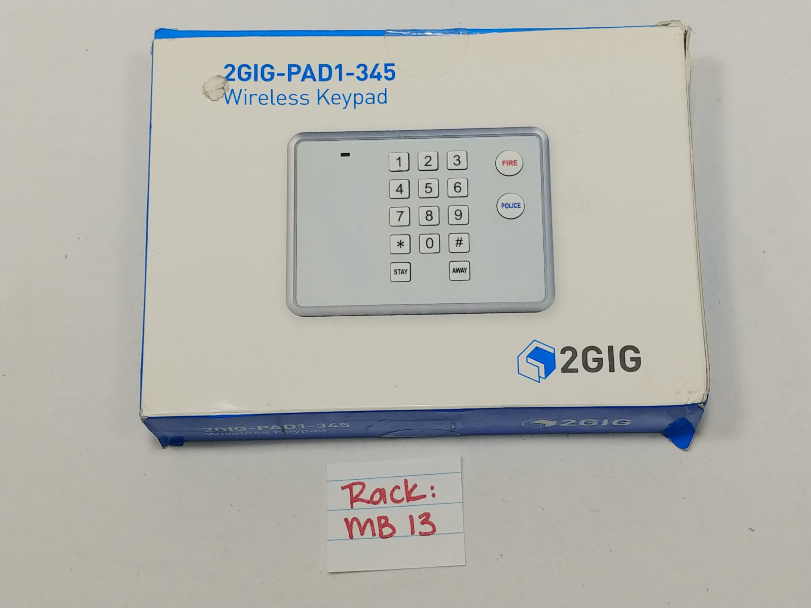 Nortek 2GIG Wireless Keypad Model 2GIG-PAD1-345 New In Box gallery
