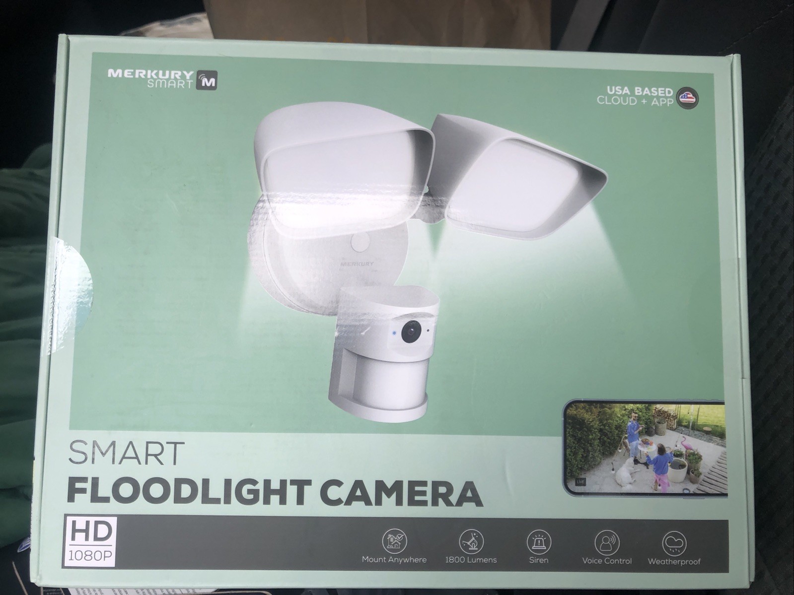 Floodlight Camera HD Surveillance, Motion Alerts & 1800-Lumen Light gallery