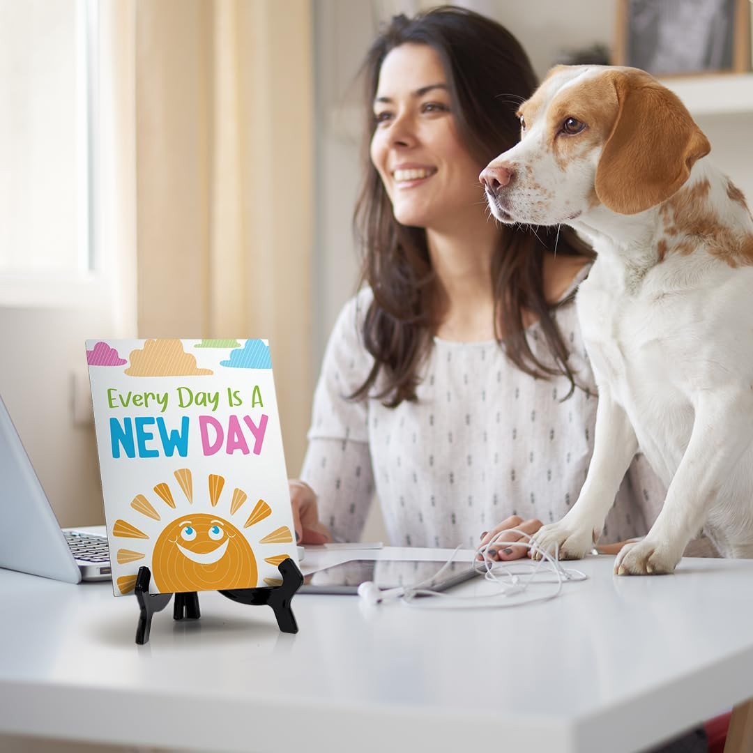 Every Day Is A New Day Table Sign with Acrylic Stand (6x8“) gallery