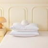 Standard Goose Feather Down Pillow 100% Soft Cotton Cover Bed Pillow Sleeping gallery
