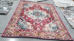 PINK / MULTI 6′-7″ X 9′-2″ Back Stain Rug, Reduced Price 1172759475 MNC243D-6