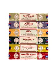 Satya Sai Baba Assorted 6 Boxes Incense Sticks – Total 90 gm – Sampler #2