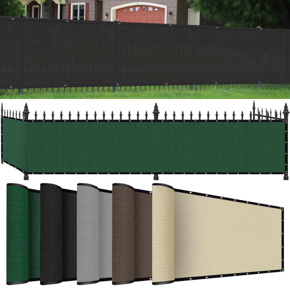 25' 50' Privacy Fence Screen Heavy Duty Fencing Mesh Shade Net Cover for Garden gallery