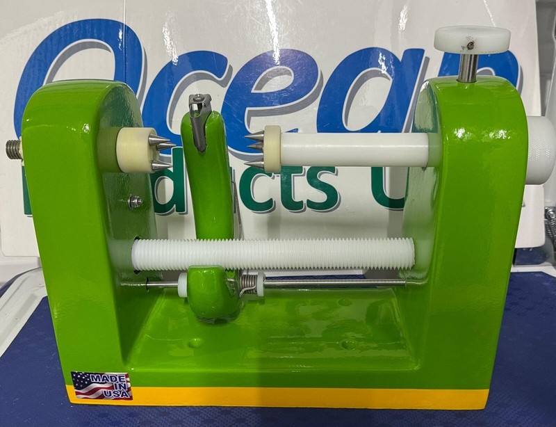 Ocean Life Mango Peeler Machine Stainless Steel Bearing System Green gallery
