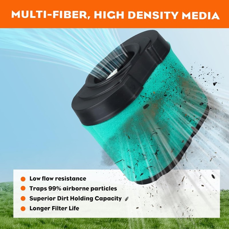 2PCS Air Filter For Briggs & Stratton 792105 276890 MIU11515 MIU11517 GY21057 gallery