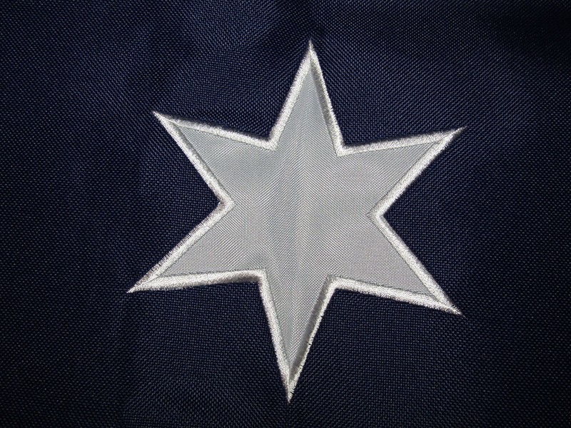 3x5 Embroidered Washington Headquarters Synthetic Cotton Flag 3'x5' w/ 3 Clips gallery